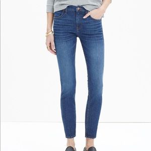 MADEWELL 9" High-Riser Skinny Skinny Crop Jeans